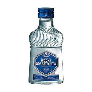 WODKA GORBATSCHOW Taschenflasche 37,5% 0,1l