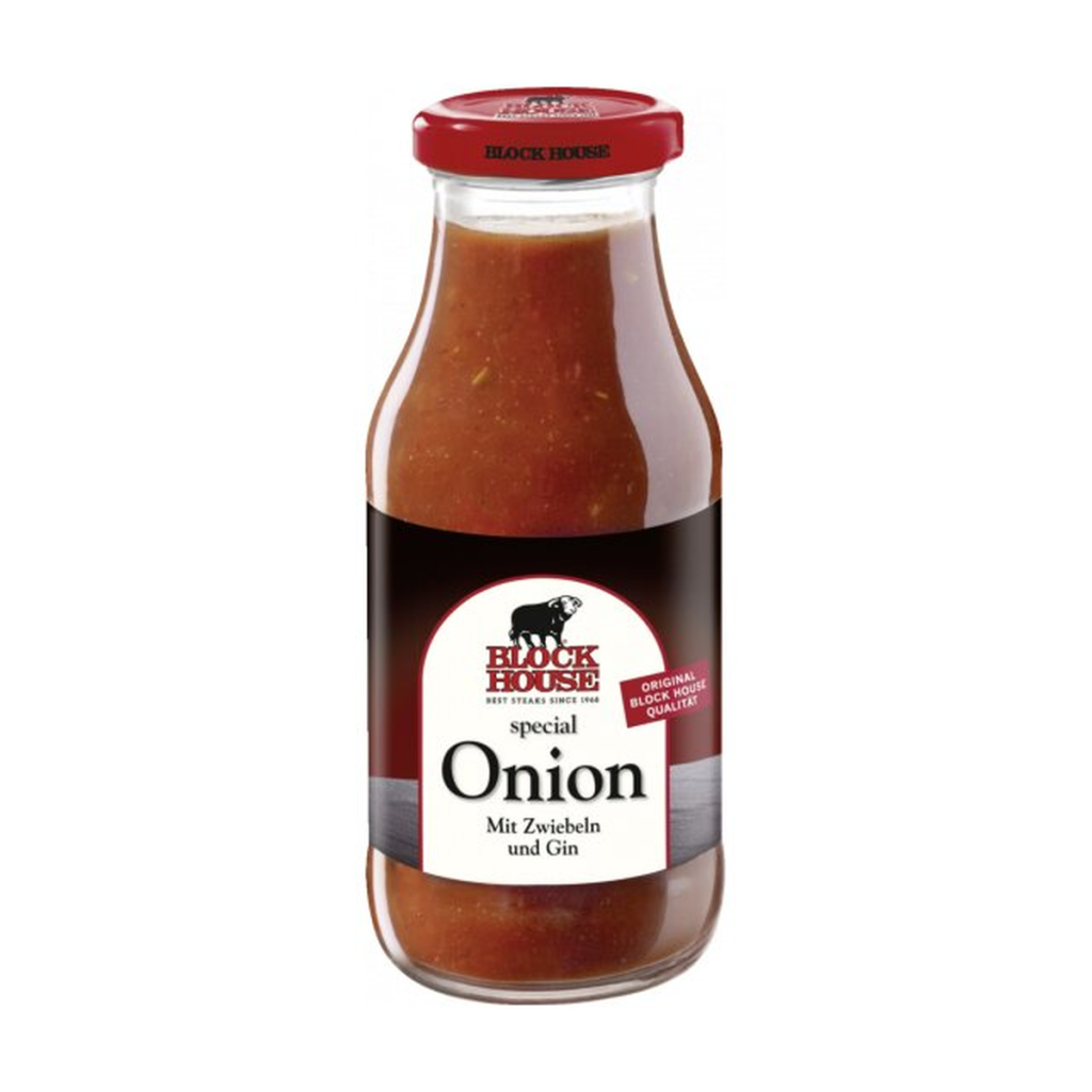 Block House Special Onion Sauce mit Zwiebln und Gin 240ml