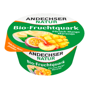 Bio Andechser Natur Quark Pfirsich Mango Maracuja 20%150g