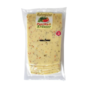 Kräuter/Paprika Käsezubereitung in Scheiben 50% Rahmstufe 6xca.160g