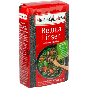 Müllers Mühle Beluga Linsen 500g