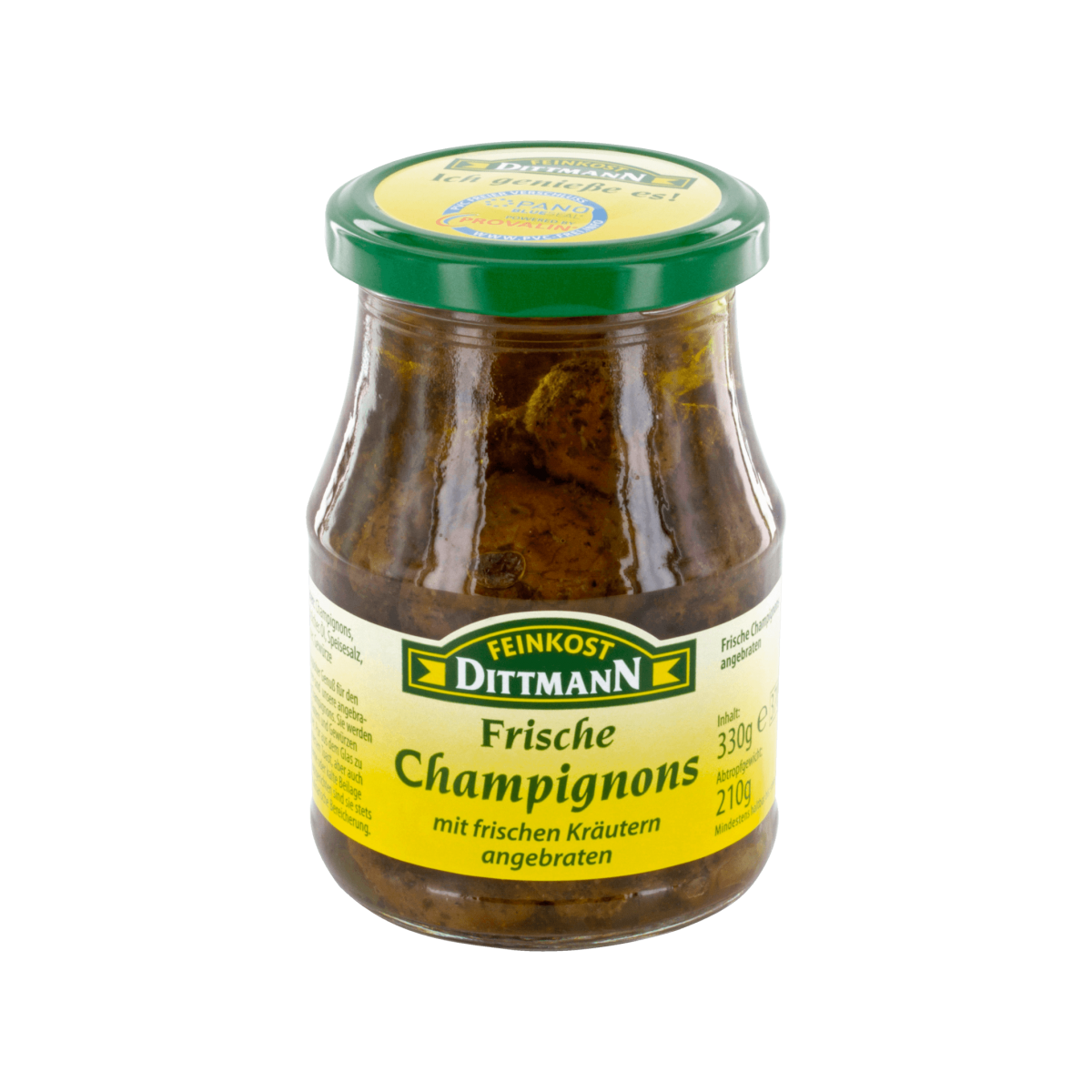 Feinkost Dittmann Frische Champignon angebraten 330g