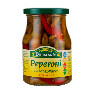 Feinkost Dittmann Peperoni bunt Scharf 330g