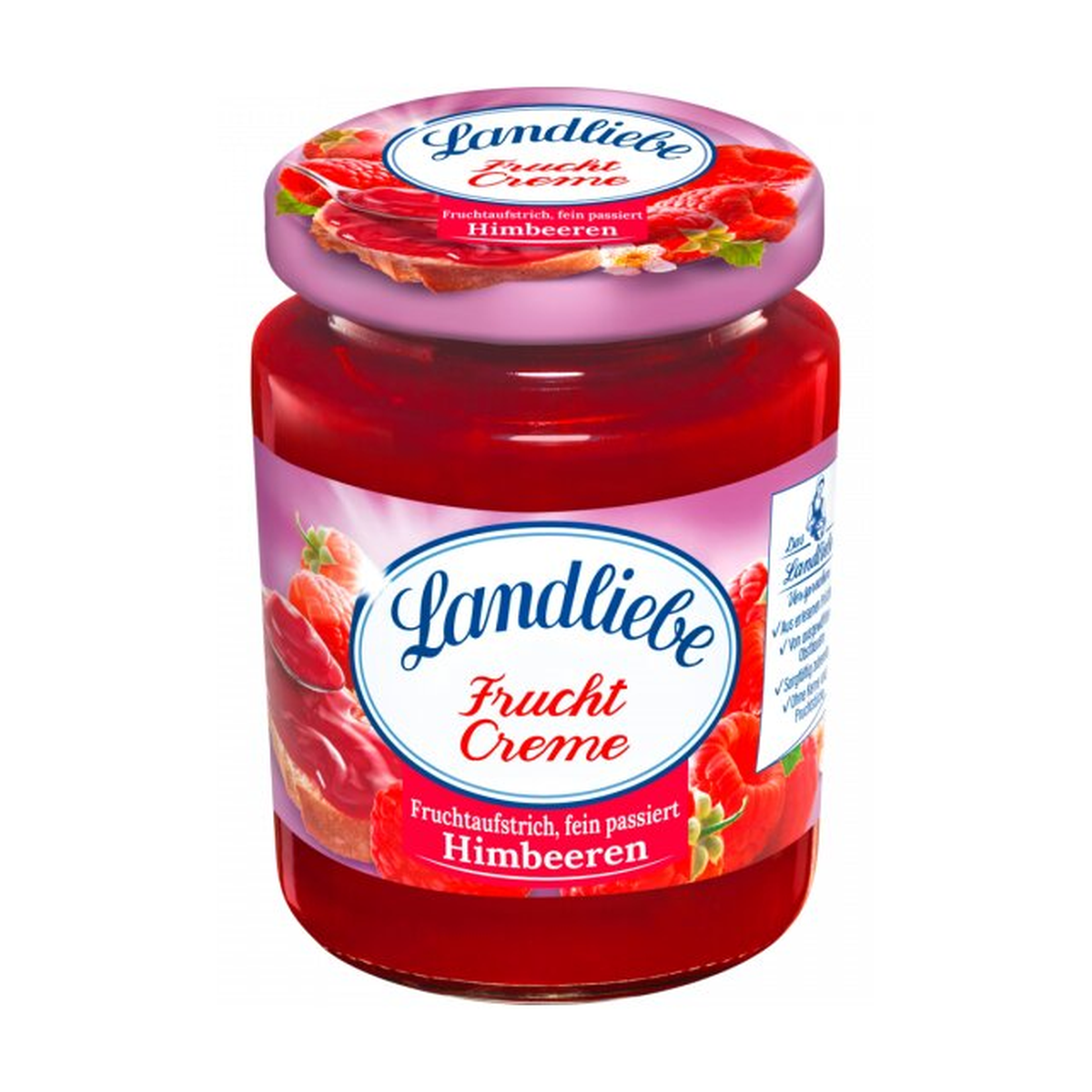 Landliebe Fruchtcreme Himbeere fein passiert 200g