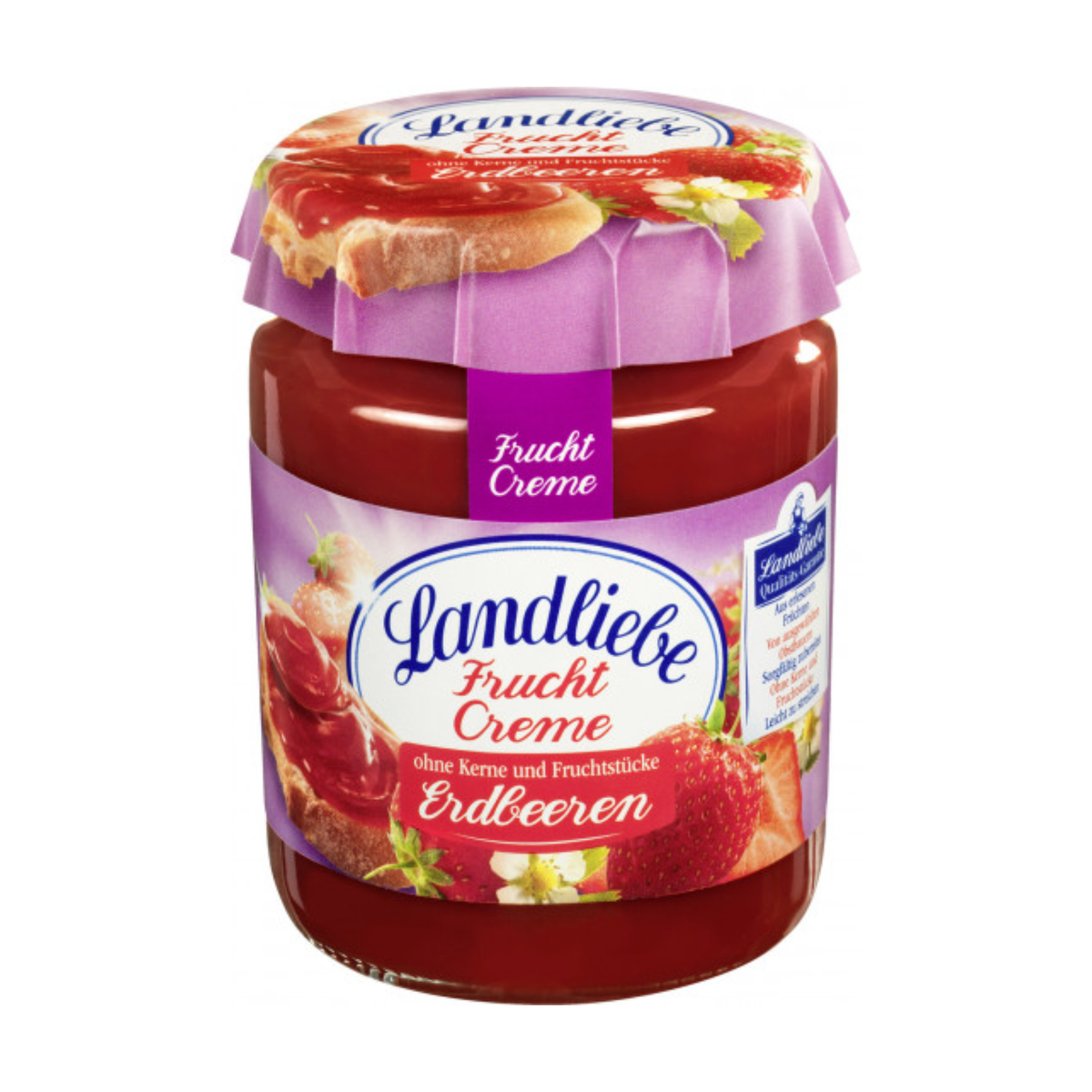 Landliebe Fruchtcreme Erdbeere fein passiert 200g
