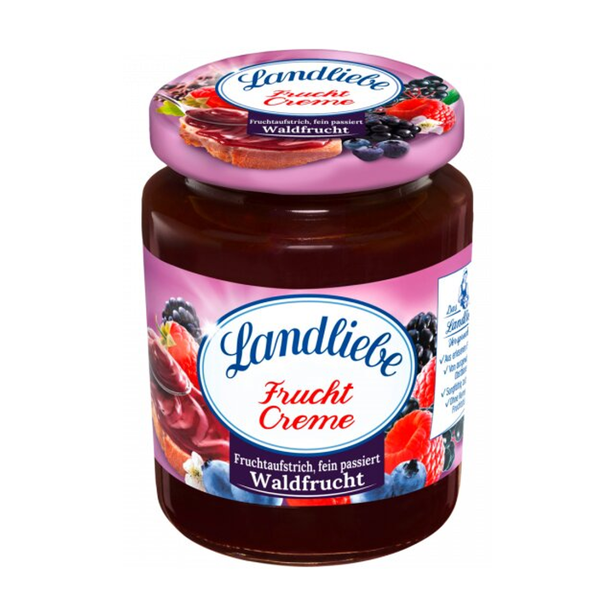 Landliebe Fruchtcreme Waldbeeren fein passiert 200g