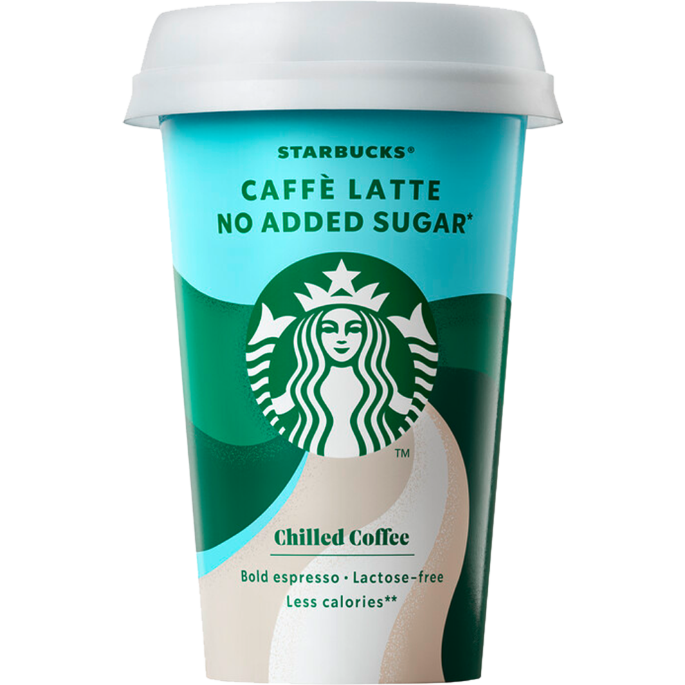 Starbucks Caffe Latte no added sugar 220ml