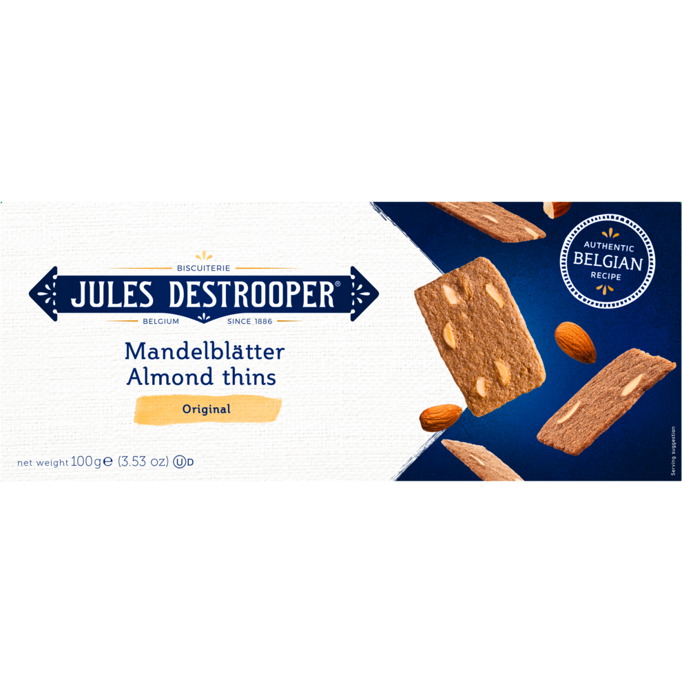 Jules Destrooper Butter-Mandel-Blätter 100g