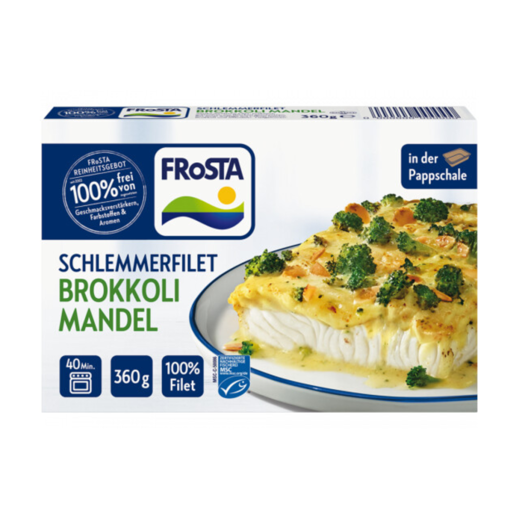 MSC Frosta Schlemmerfilet Brokkoli-Mandel 360g