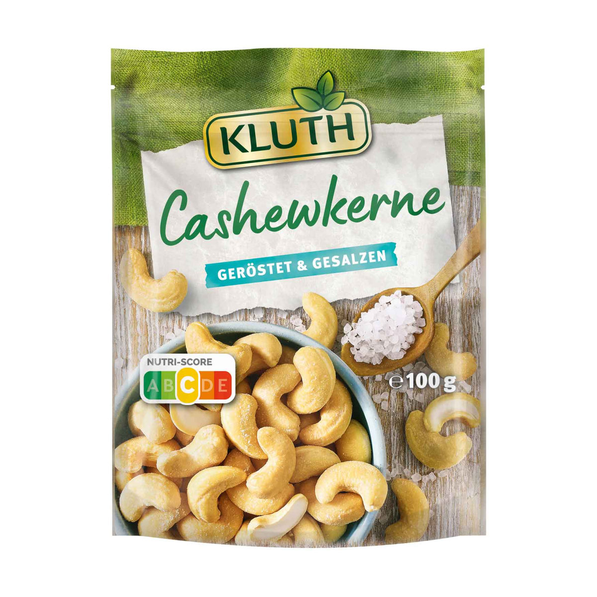 Kluth Salz-Cashewkerne geröstet und gesalzen 100g