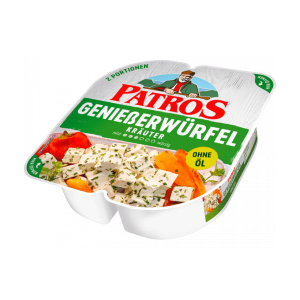 Patros Genießerwürfel Tomate&Basilikum 52%Fett i.Tr.135g