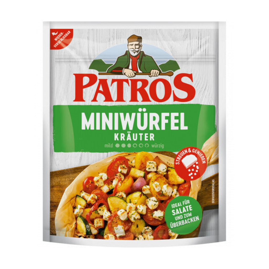 Patros Miniwürfel Kräuter 45%Fett i.Tr.135g