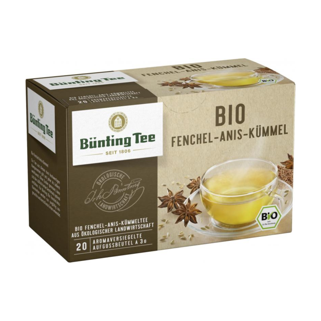 Bio Bünting Fenchel-Anis-Kümmel Tee 20ST 60g