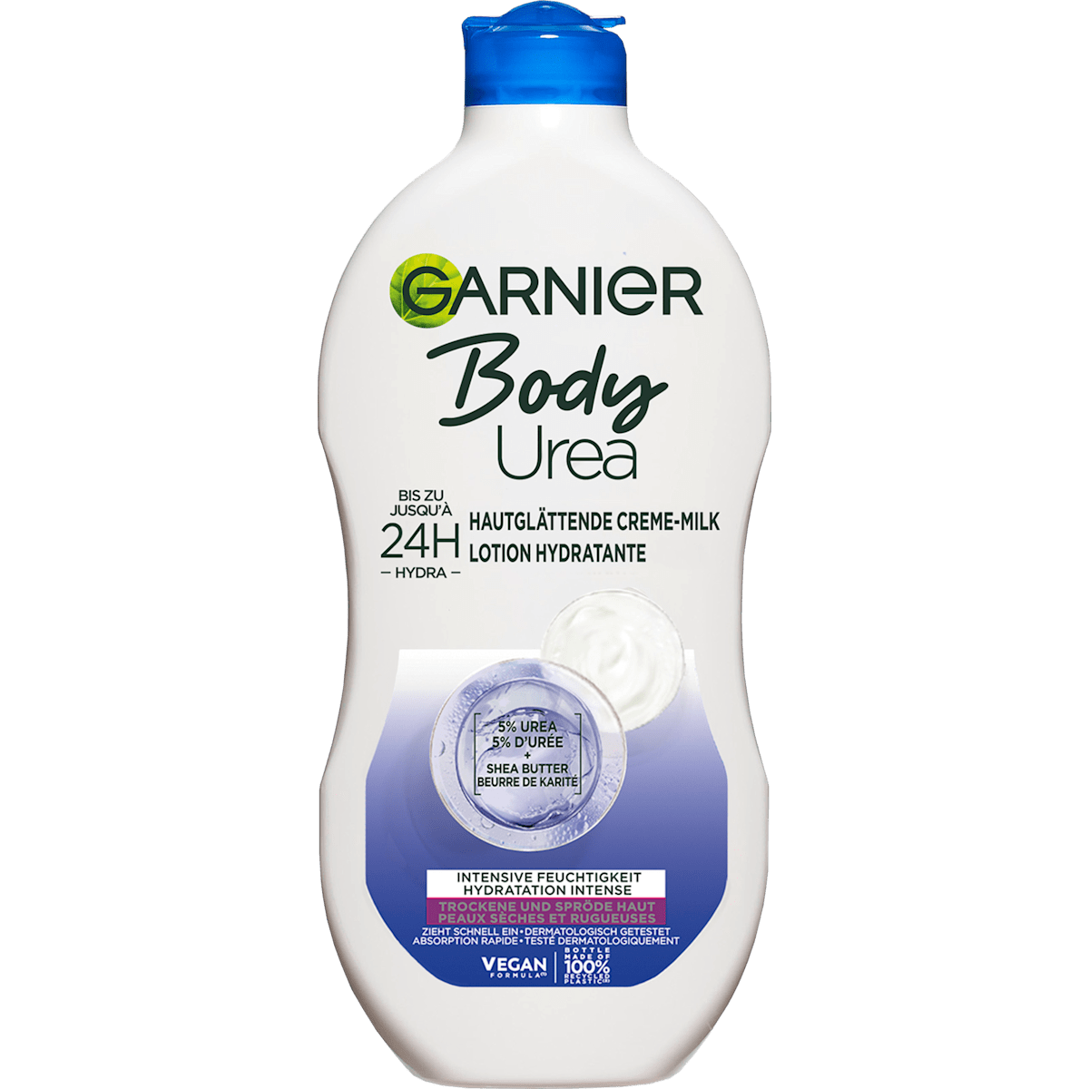 Garnier Body Urea 24h glättende Creme-Milk 400ml
