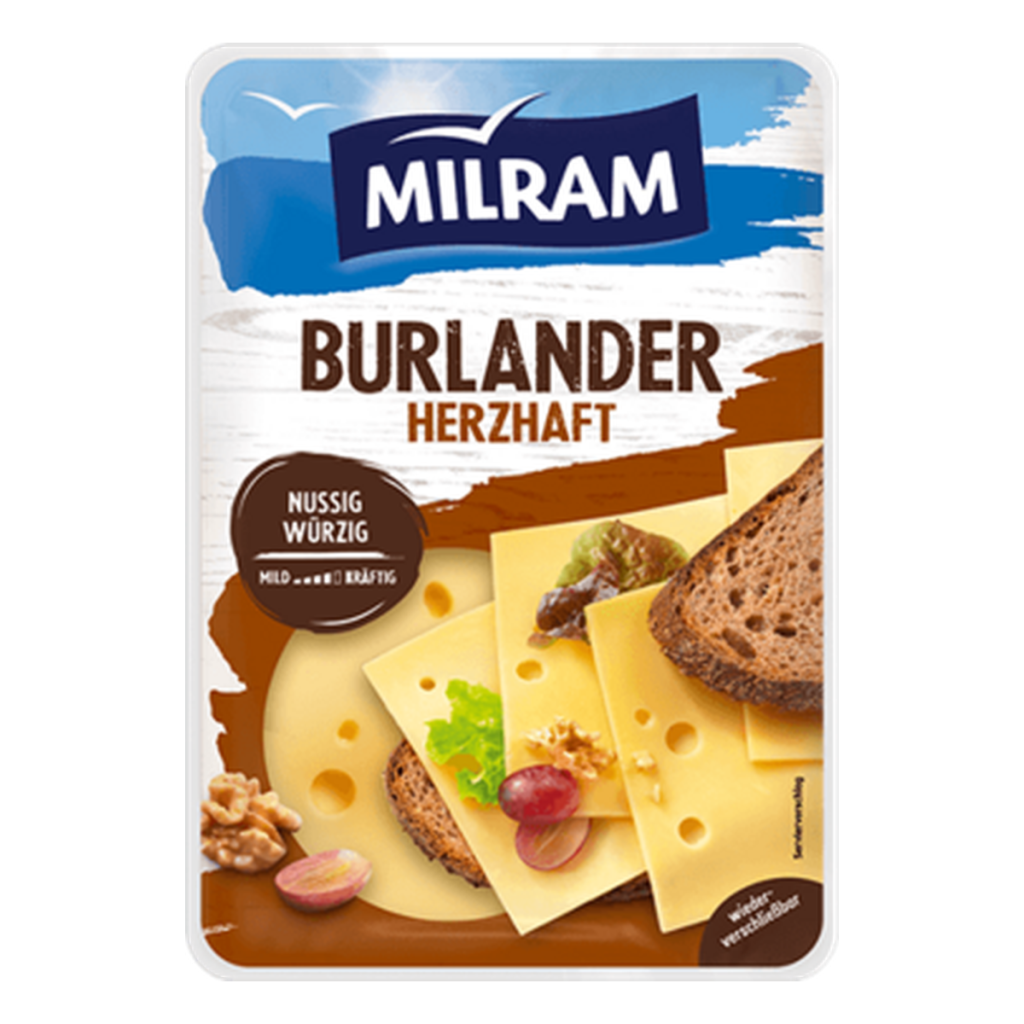 Milram Burlander herzhaft-würzig 48% Fett i.Tr.150g