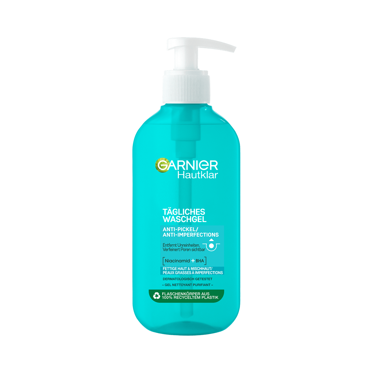 Garnier Hautklar Tiefenwirksames tägliches Anti-Pickel Waschgel 200ml