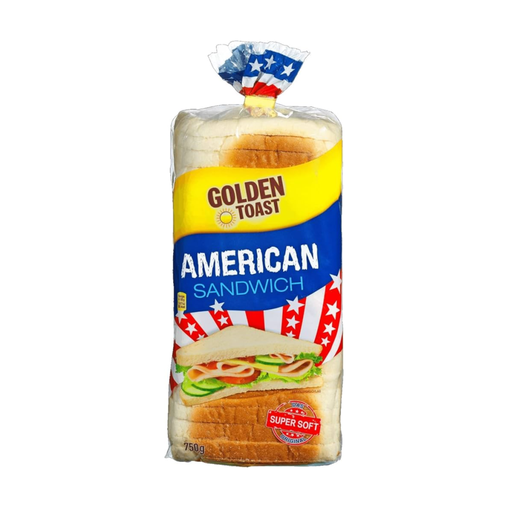 Golden Toast American Sandwich 750g