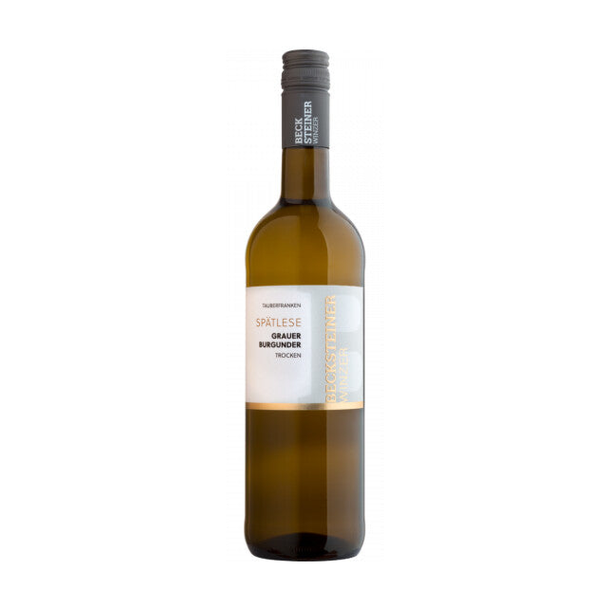 Becksteiner Winzer Grauer Burgunder Spätlese trocken 0,75l