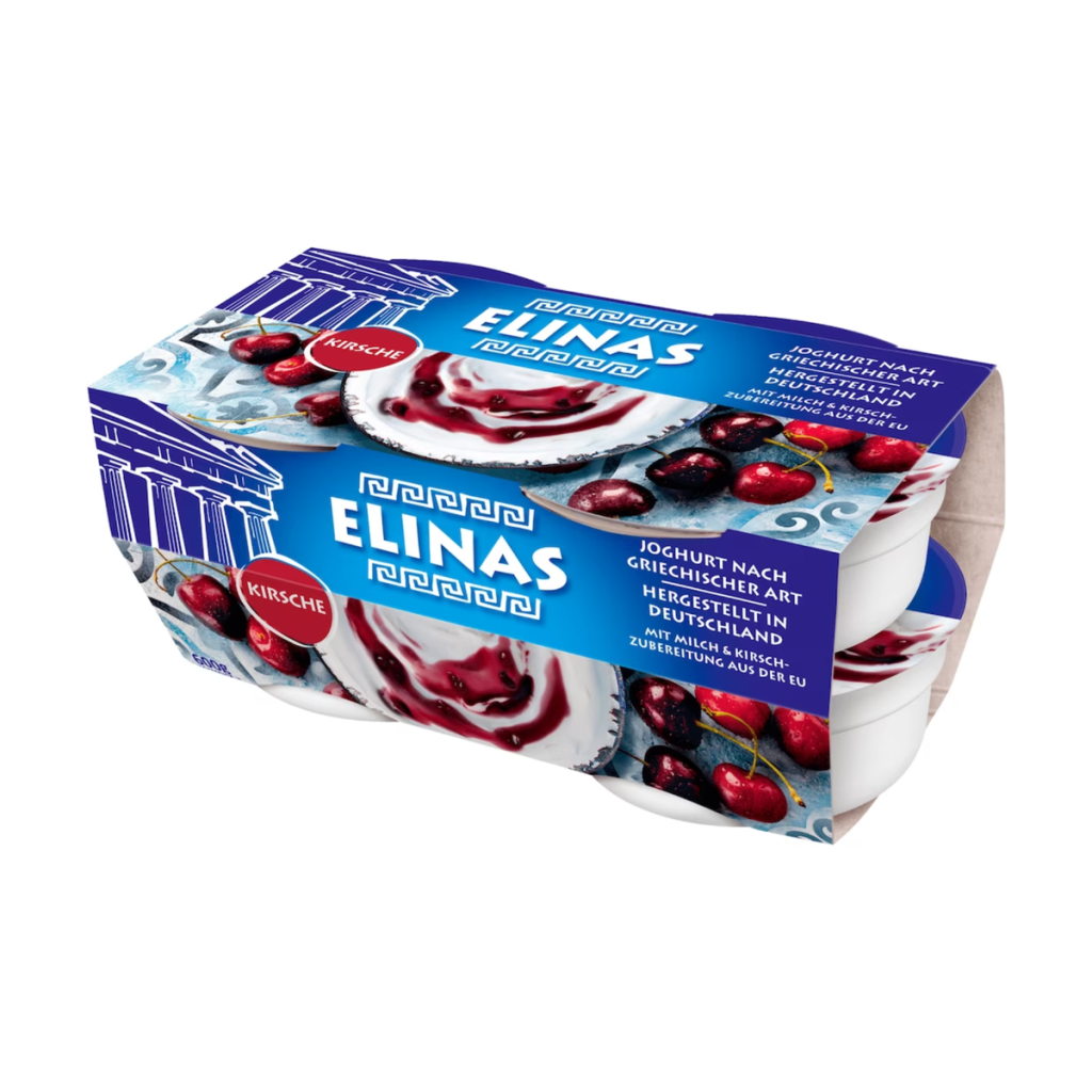 Elinas Йогурт вишня 9,4% 4x150g