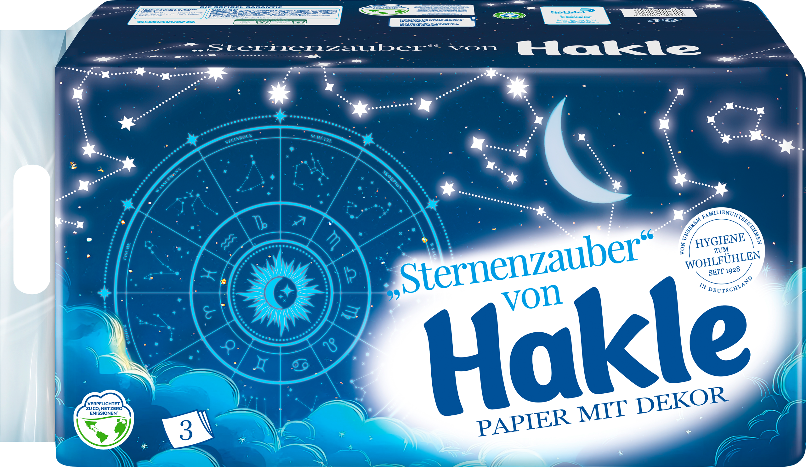 Hakle Klassisch weiß Toilettenpapier Sonderedition 3-lagig 16x150Blatt