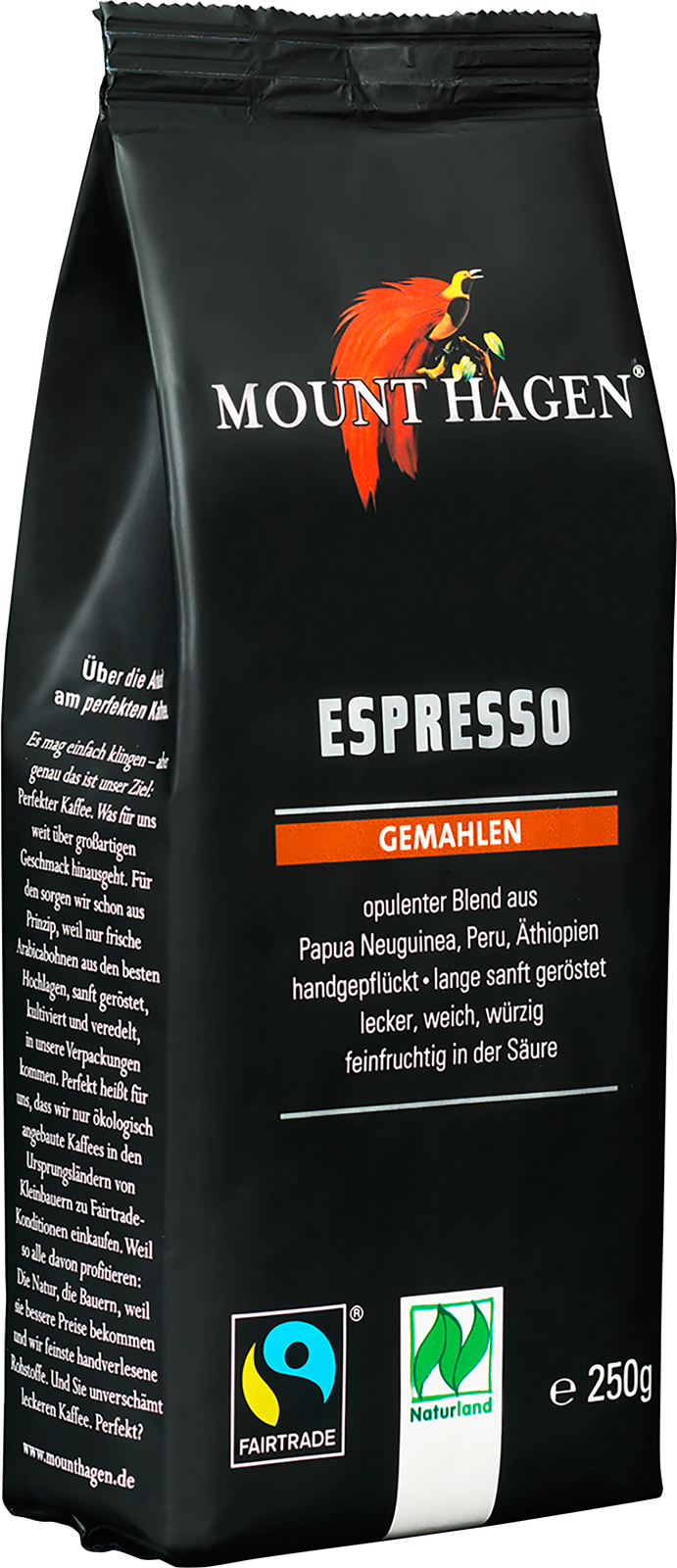 Bio Mount Hagen Espresso gemahlen Fair Trade 250g