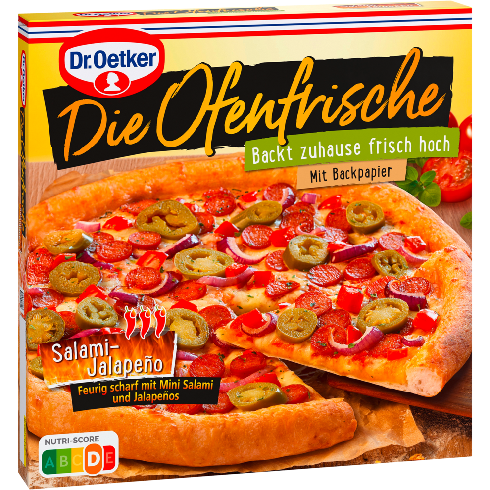 Dr.Oetker Die Ofenfrische Salami-Jalapeno 415g