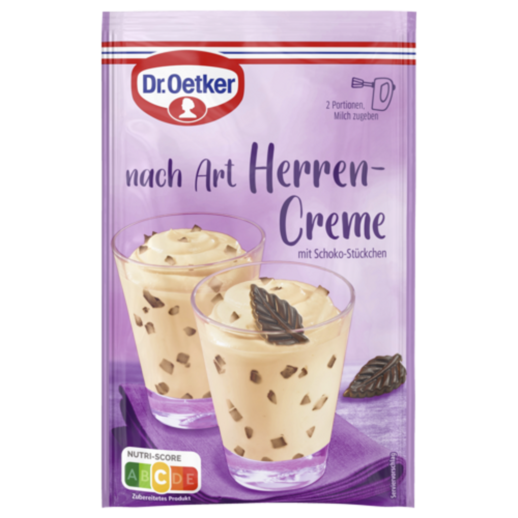 Dr.Oetker Herrencreme für 250ml 62g