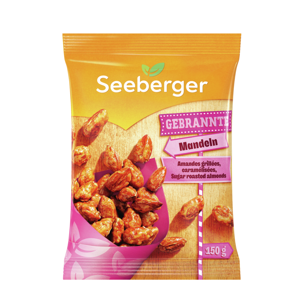 Seeberger Mandeln gebrannt mit Zuckerkruste 150g