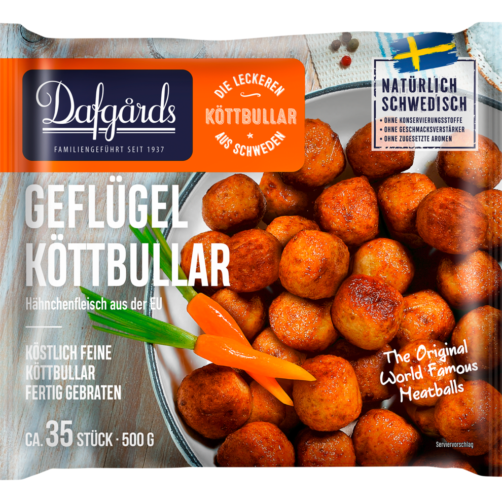 Dafgards Geflügel Köttbullar 500g