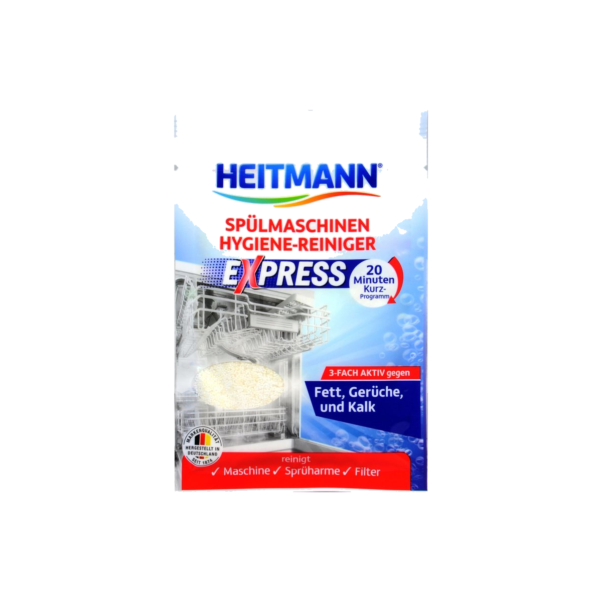 HEITMANN Express Spülmaschinen Hygiene-Reiniger 30g
