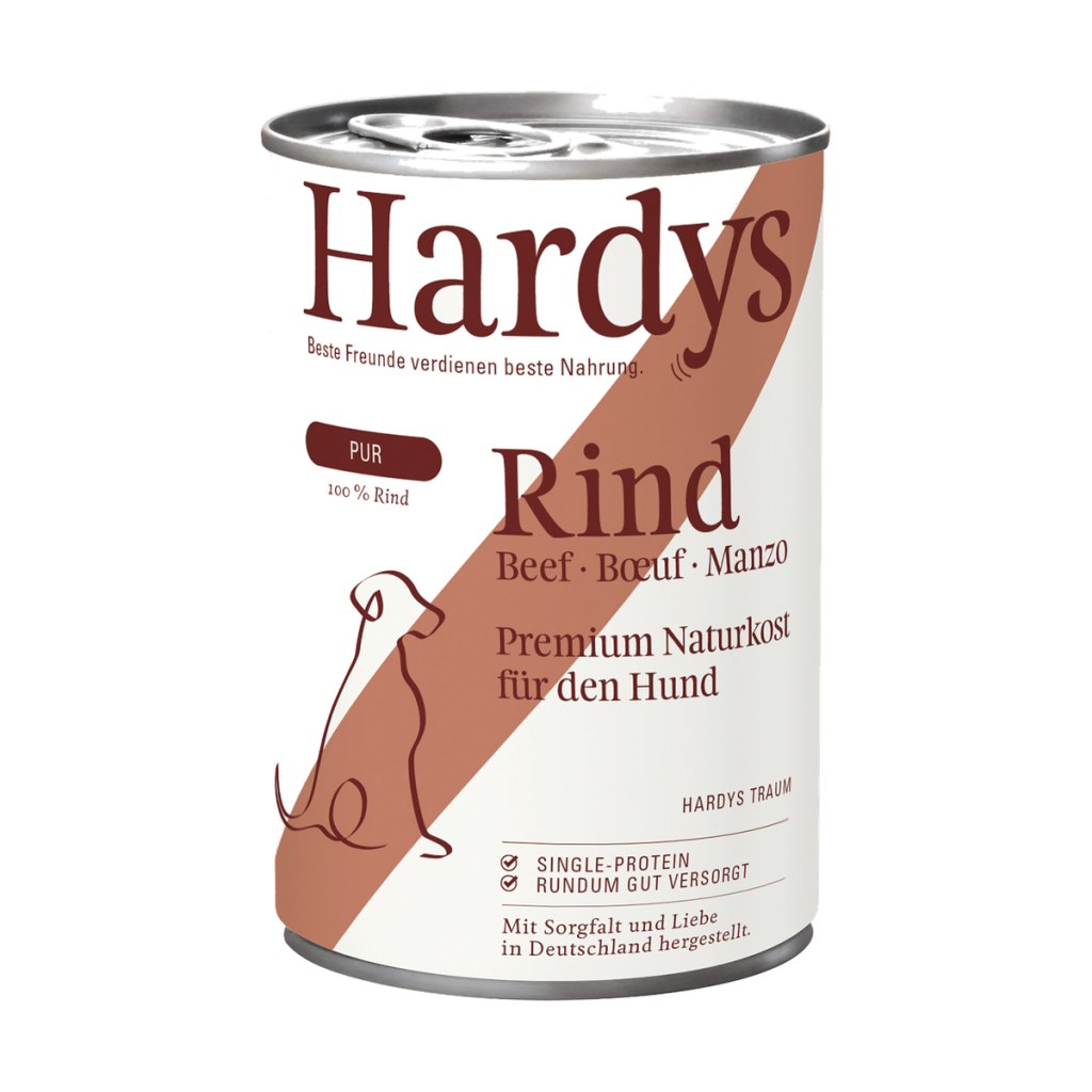 Hardys Traum Pur Rind Hundenaturkost 400g