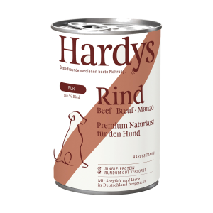 Hardys Traum Pur Rind Hundenaturkost 400g