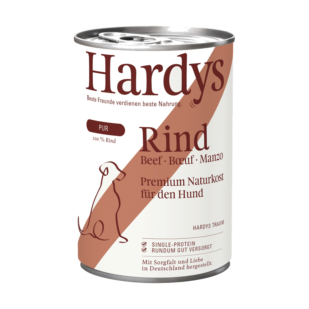 Hardys Traum Pur Rind Hundenaturkost 400g