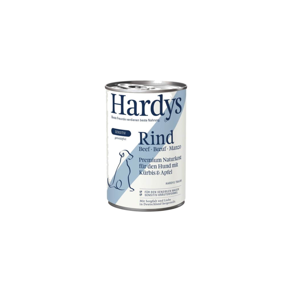 Hardys Traum Sensitiv Rind Hundenaturkost 400g
