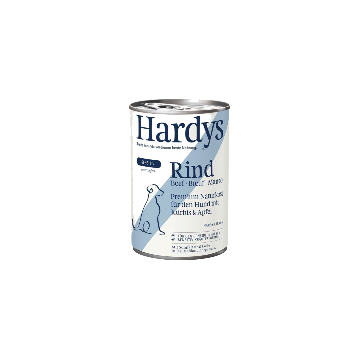 Hardys Traum Sensitiv Rind Hundenaturkost 400g