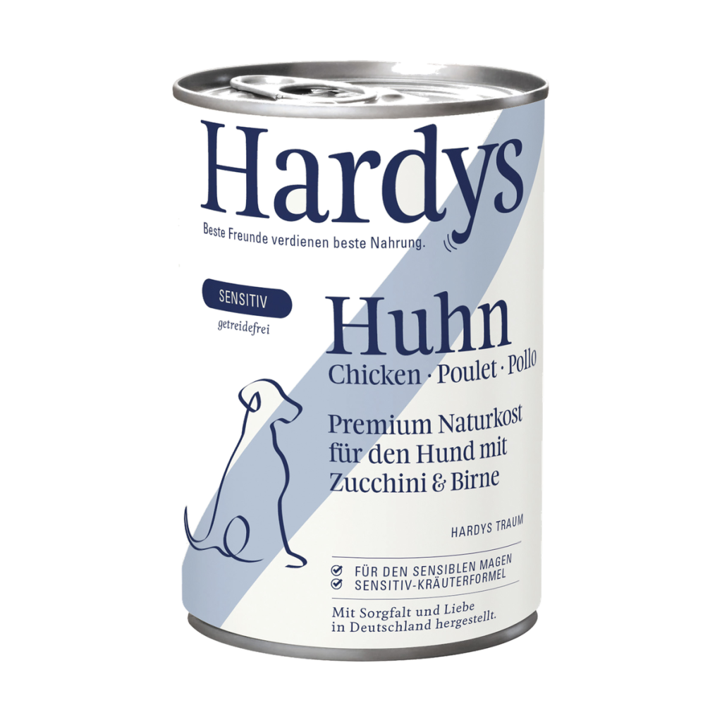 Hardys Traum Sensitiv Huhn Hundenaturkost 400g