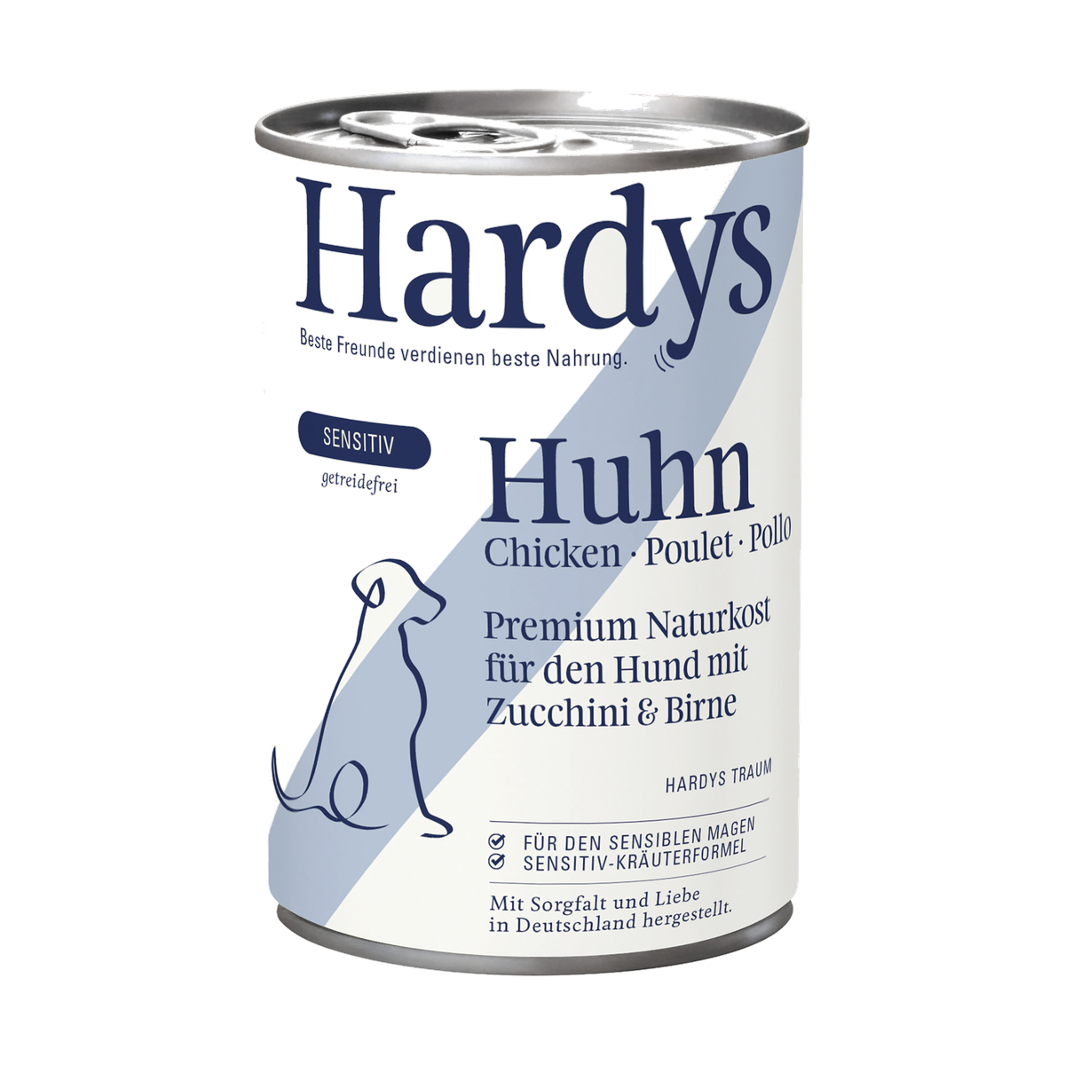 Hardys Traum Sensitiv Huhn Hundenaturkost 400g