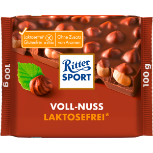 Ritter Sport Voll-Nuss laktosefrei 100g
