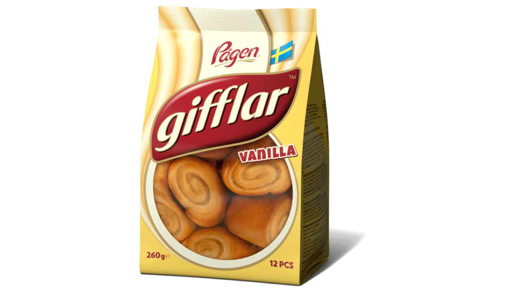 Pagen Gifflar Vanille 260g
