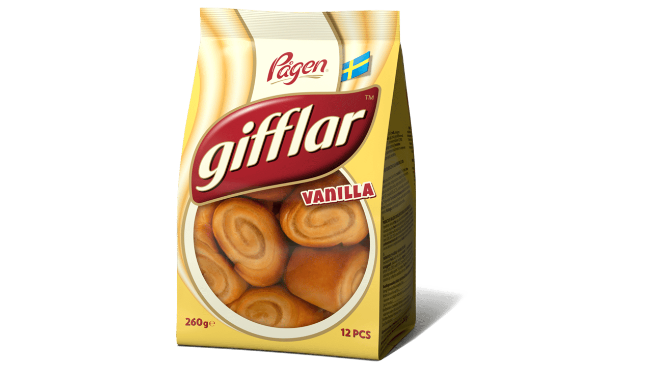 Pagen Gifflar Vanille 260g