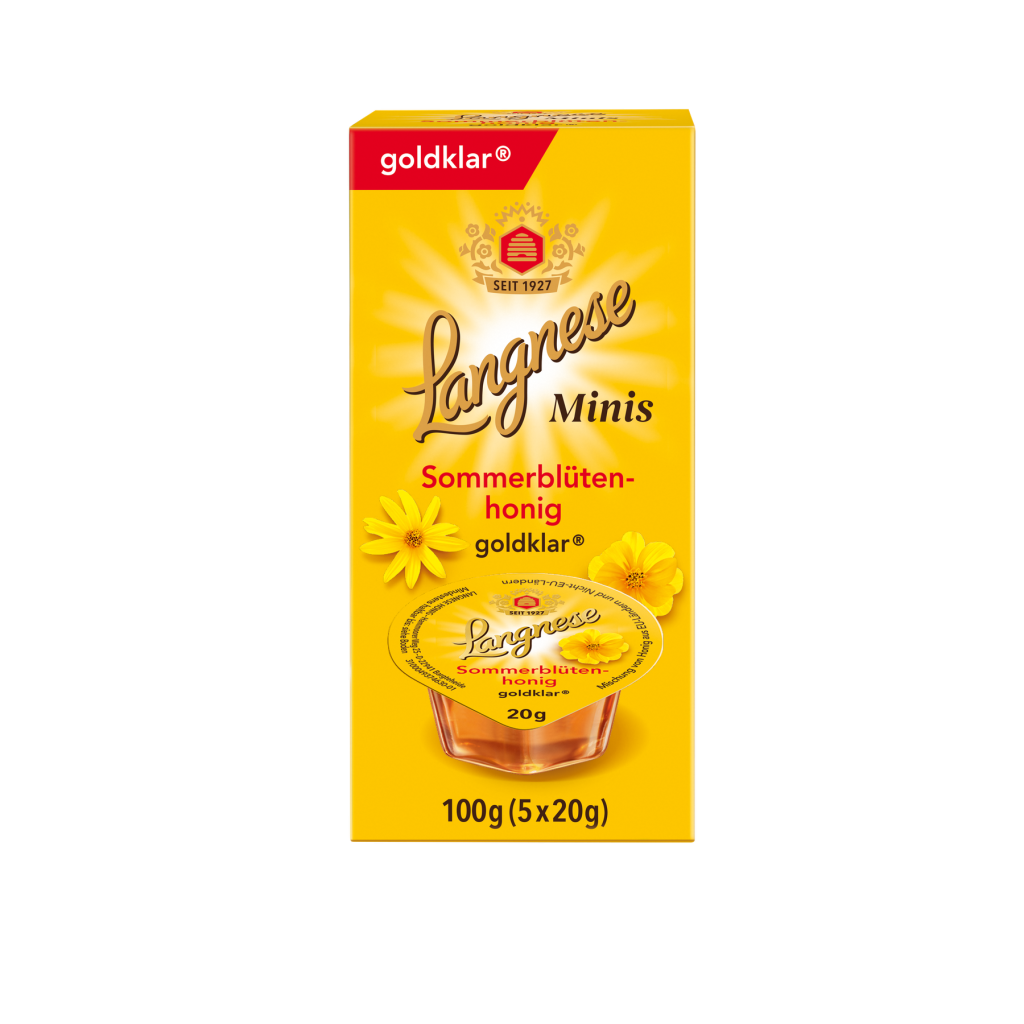 Langnese Minis Sommerblütenhonig goldklar 5x20g