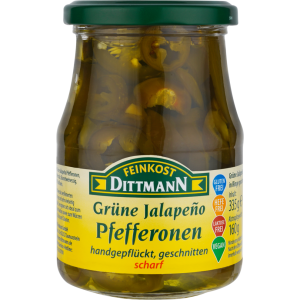 Feinkost Dittmann Jalapeno Ringe grün 335g