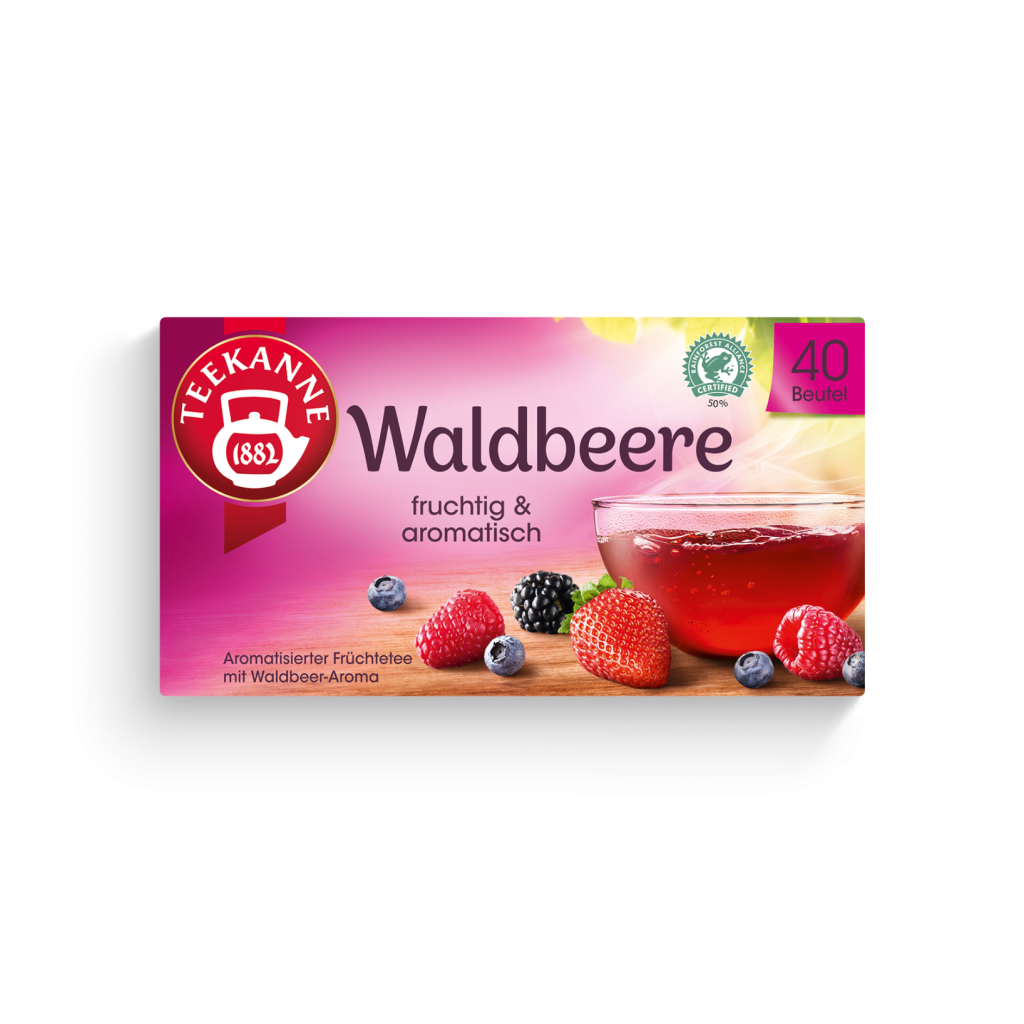 Teekanne Waldbeere Früchtetee 40ST 100g
