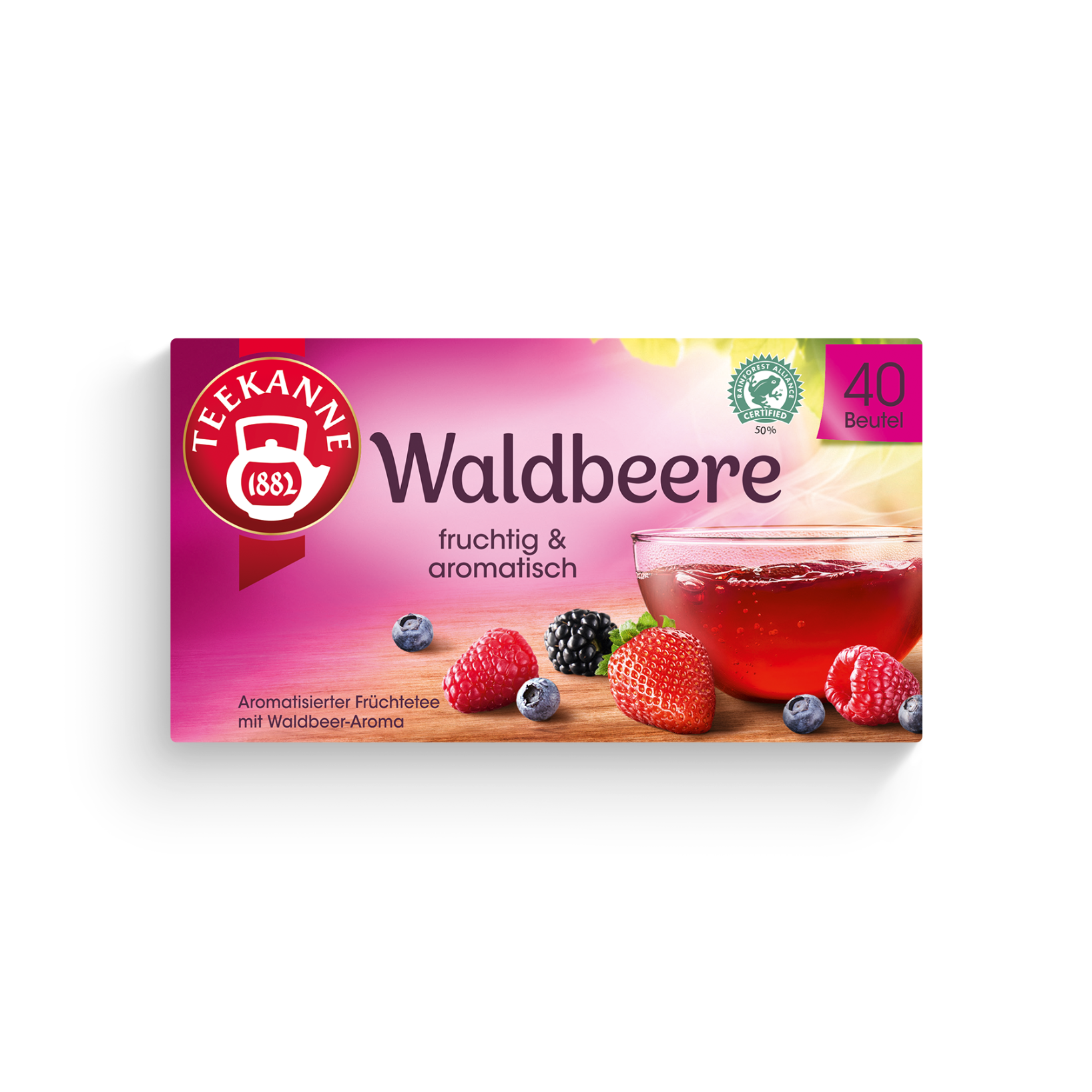 Teekanne Waldbeere Früchtetee 40ST 100g