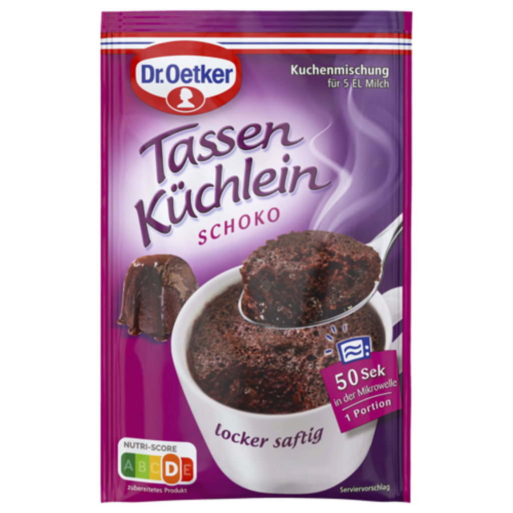 Dr.Oetker Tassenküchlein Schoko 55g