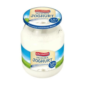 Ehrmann Frischer Joghurt mild&cremig 3,8% 500g MW
