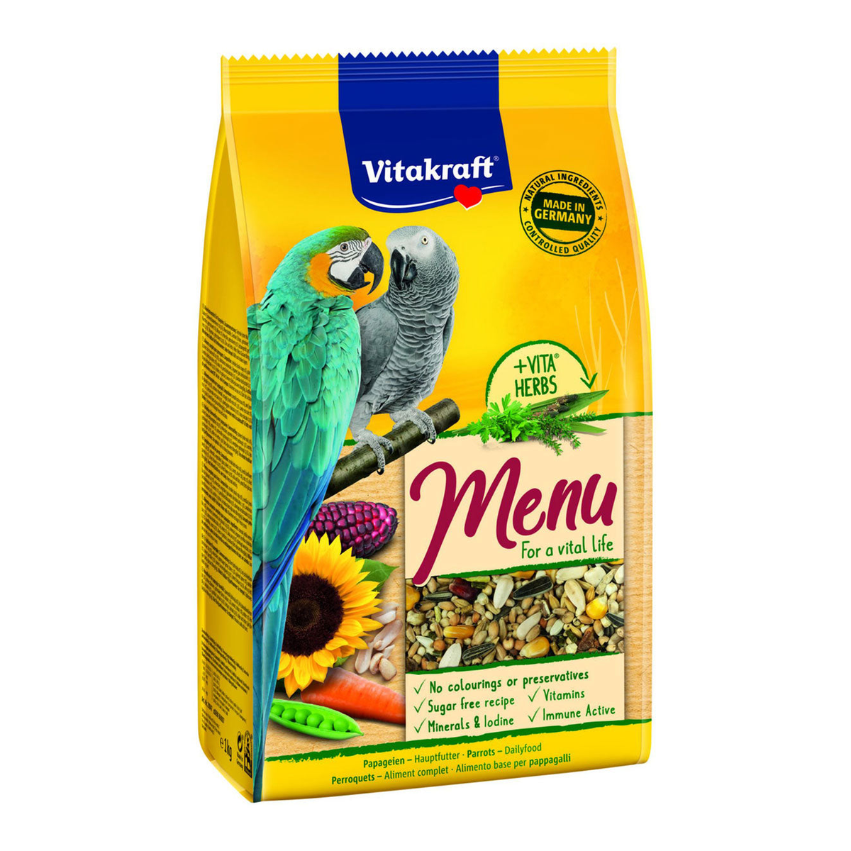 Vitakraft Menü Honig für Papageien 1kg