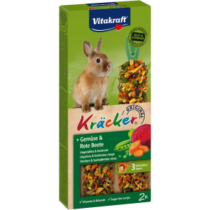 Vitakraft Kräcker Gemüse für Zwergkaninchen 2x56g