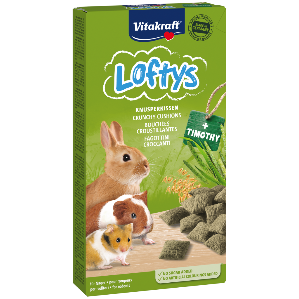 Vitakraft Loftys Knusper-Kissen für Nager 100g