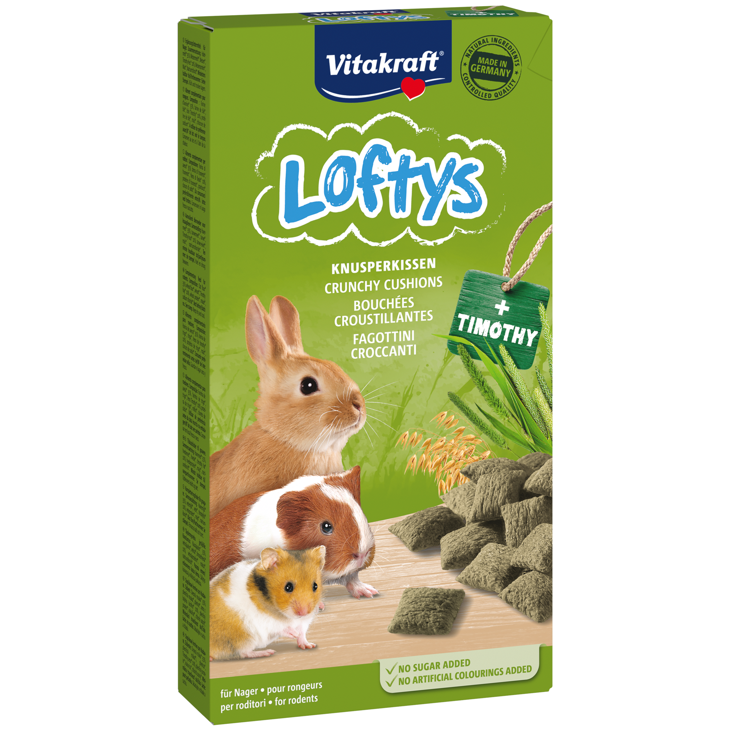 Vitakraft Loftys Knusper-Kissen für Nager 100g